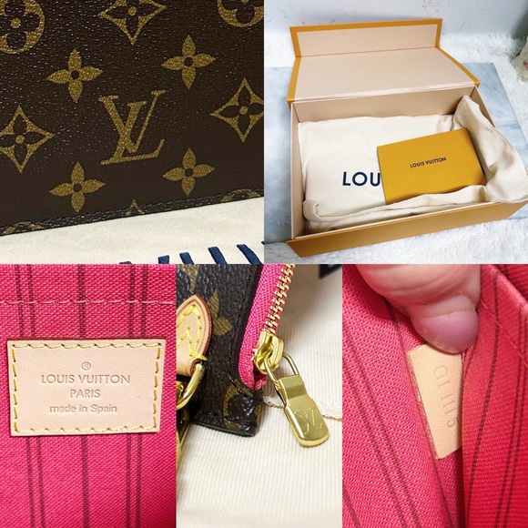 Authentic Louis Vuitton Limited Edition Ramages Neverfull MM Pochette / Clutch - Picture 11 of 11